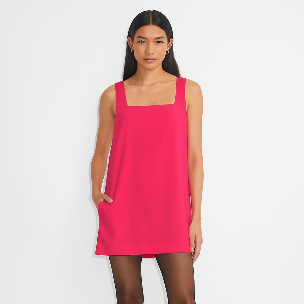 NWT Babaton PRESTIGE DRESS in stargazer bright pink from Aritzia SMALL